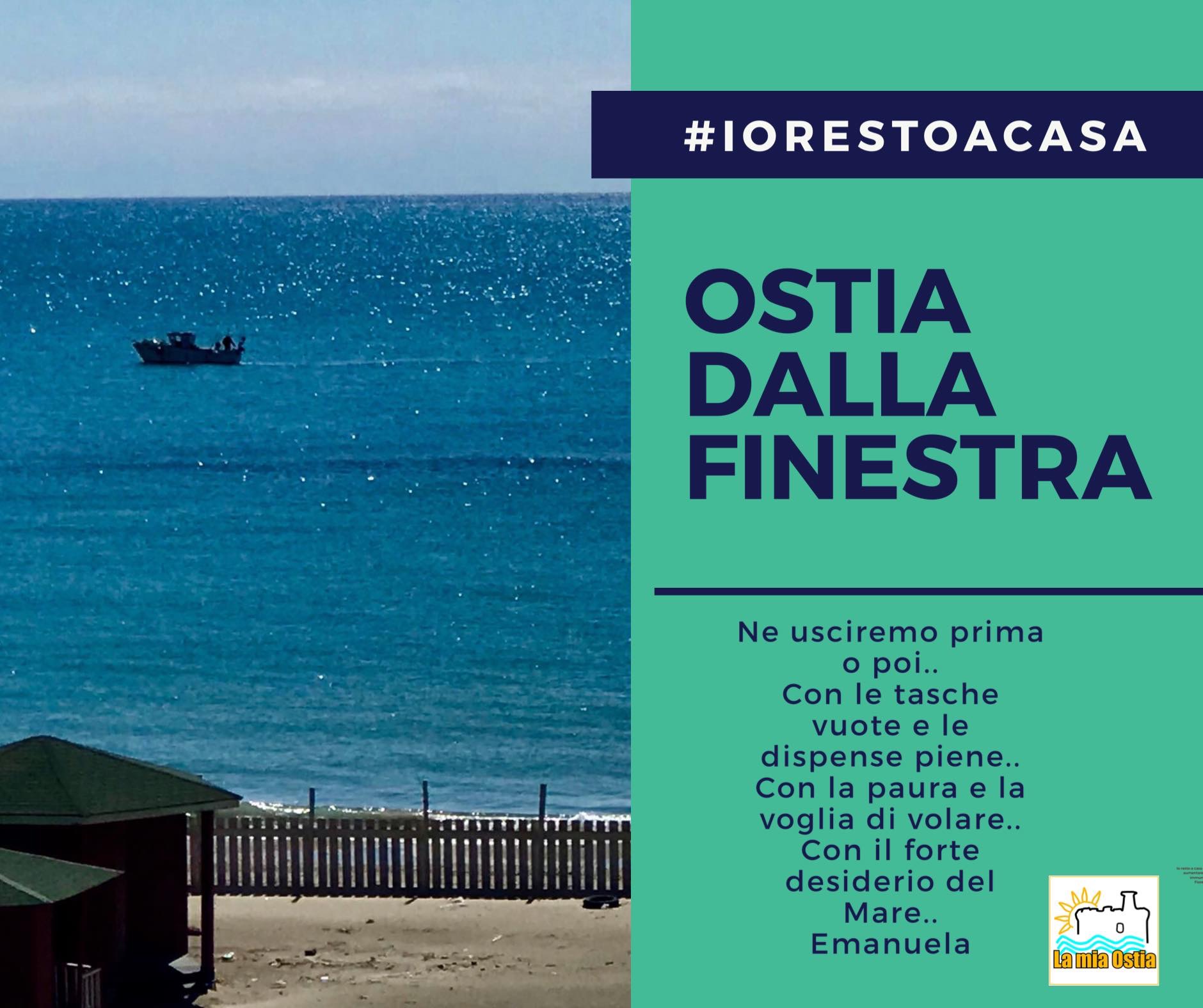 Ostia dalla finestra: mese di aprile